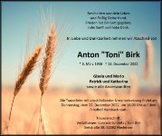eine Anzeige
